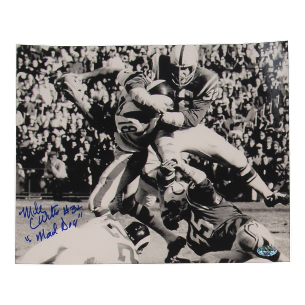 Mike Curtis Signed Colts 8x10 Photo Inscribed "Mad Dog" (Schulte) at PristineAuction.com