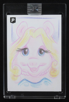 Miss Piggy | The Muppets | Original Art Sketch Card by Guy Gilchrist (1/1 Original Art) at PristineAuction.com