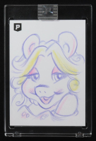 Miss Piggy | The Muppets | Original Art Sketch Card by Guy Gilchrist (1/1 Original Art) at PristineAuction.com