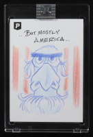 Sam Eagle | The Muppets | Original Art Sketch Card by Guy Gilchrist (1/1 Original Art) at PristineAuction.com