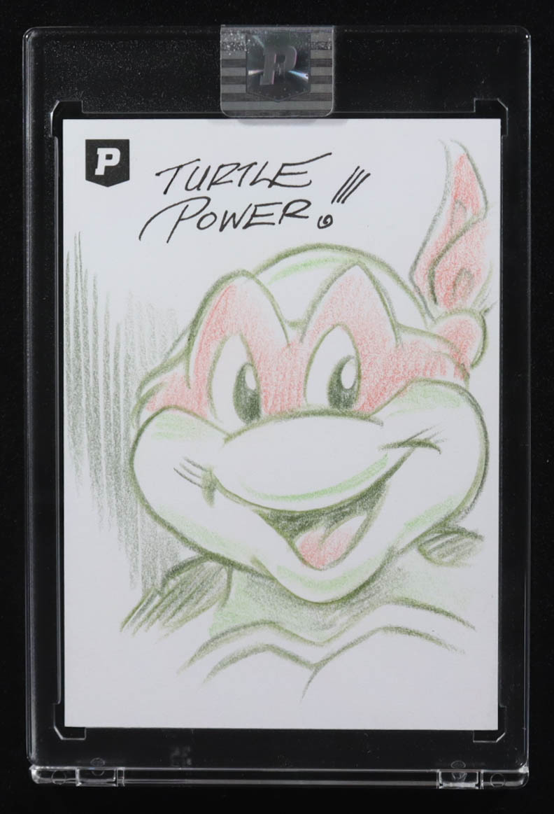 Raphael | Teenage Mutant Ninja Turtles | Original Art Sketch Card by Guy Gilchrist (1/1 Original Art) at PristineAuction.com Raphael | Teenage Mutant Ninja Turtles | Original Art Sketch Card by Guy Gilchrist (1/1 Original Art) at PristineAuction.com