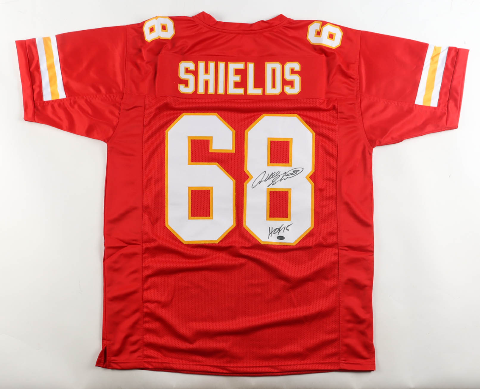 Will Shields Signed Jersey Inscribed "HOF 15" (Schwartz) at PristineAuction.com Will Shields Signed Jersey Inscribed "HOF 15" (Schwartz) at PristineAuction.com