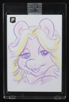 Miss Piggy | The Muppets | Original Art Sketch Card by Guy Gilchrist (1/1 Original Art) at PristineAuction.com