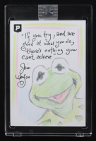 Kermit The Frog | The Muppets | Original Art Sketch Card by Guy Gilchrist (1/1 Original Art) at PristineAuction.com