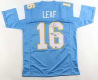Ryan Leaf Signed Jersey Inscribed "#2 Draft Pick 1998" (Schwartz) at PristineAuction.com
