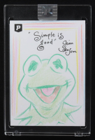 Kermit The Frog | The Muppets | Original Art Sketch Card by Guy Gilchrist (1/1 Original Art) at PristineAuction.com