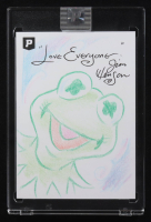 Kermit The Frog | The Muppets | Original Art Sketch Card by Guy Gilchrist (1/1 Original Art) at PristineAuction.com