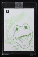Kermit The Frog | The Muppets | Original Art Sketch Card by Guy Gilchrist (1/1 Original Art) at PristineAuction.com