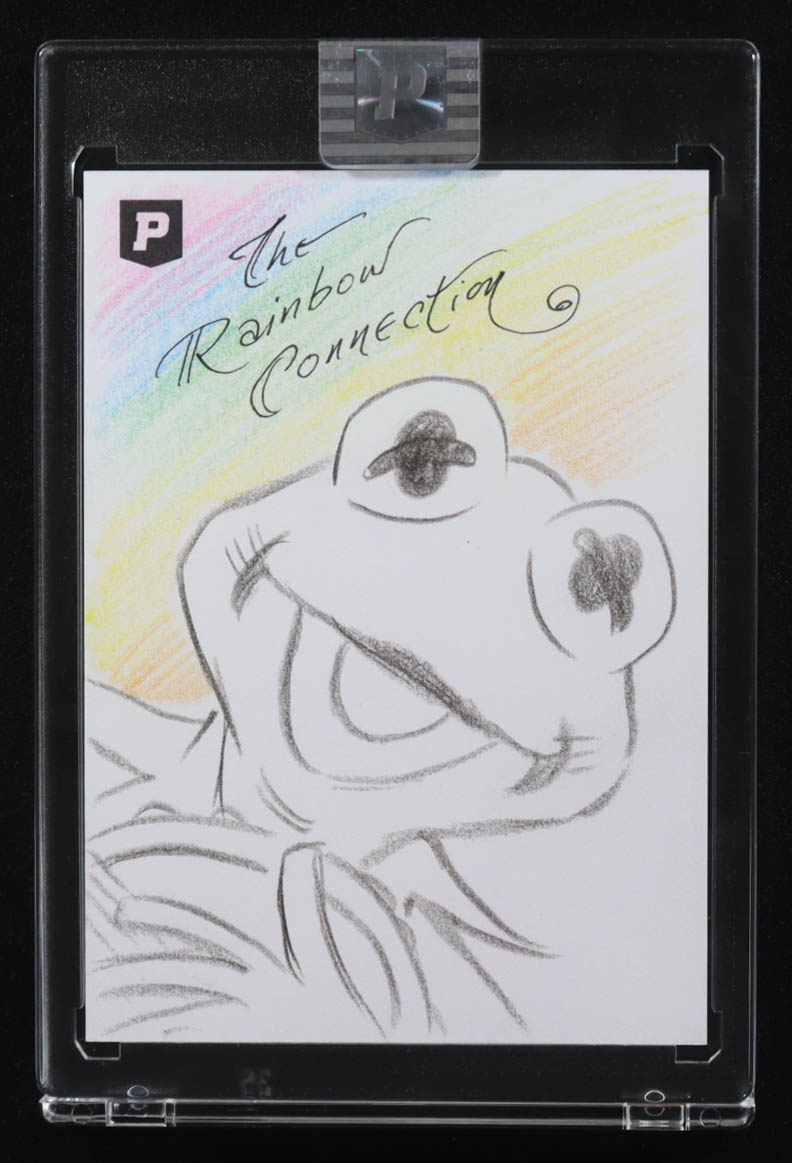 Kermit The Frog | The Muppets | Original Art Sketch Card by Guy Gilchrist (1/1 Original Art) at PristineAuction.com Kermit The Frog | The Muppets | Original Art Sketch Card by Guy Gilchrist (1/1 Original Art) at PristineAuction.com