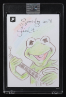 Kermit The Frog | The Muppets | Original Art Sketch Card by Guy Gilchrist (1/1 Original Art) at PristineAuction.com