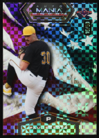 Paul Skenes 2024 Wild Card Auto Mania American Baseball American Flag Checkerboard Foil #AMAH-PS #15/50 RC at PristineAuction.com