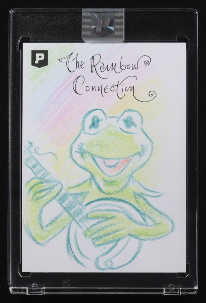 Kermit The Frog | The Muppets | Original Art Sketch Card by Guy Gilchrist (1/1 Original Art) at PristineAuction.com Kermit The Frog | The Muppets | Original Art Sketch Card by Guy Gilchrist (1/1 Original Art) at PristineAuction.com