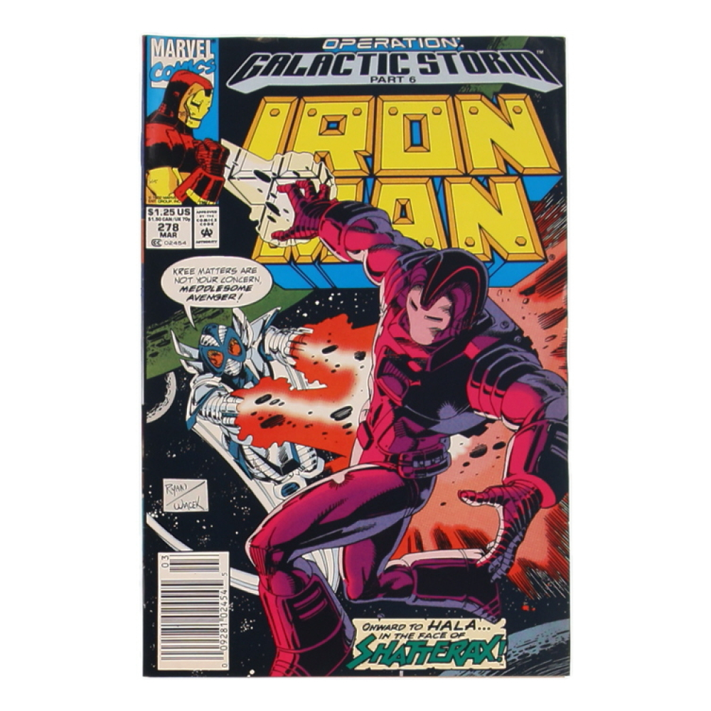 1992 "Iron Man" #278 Marvel Comic Book at PristineAuction.com