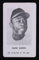 Hank Aaron 1969 Milton Bradley Baseball #1 VG at PristineAuction.com