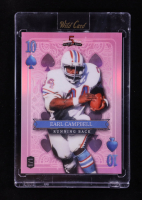 Earl Campbell 2024 Wild Card 5 Card Draw Stacked Deck 10 of Spades Holo Pink #ECN #1/1 at PristineAuction.com
