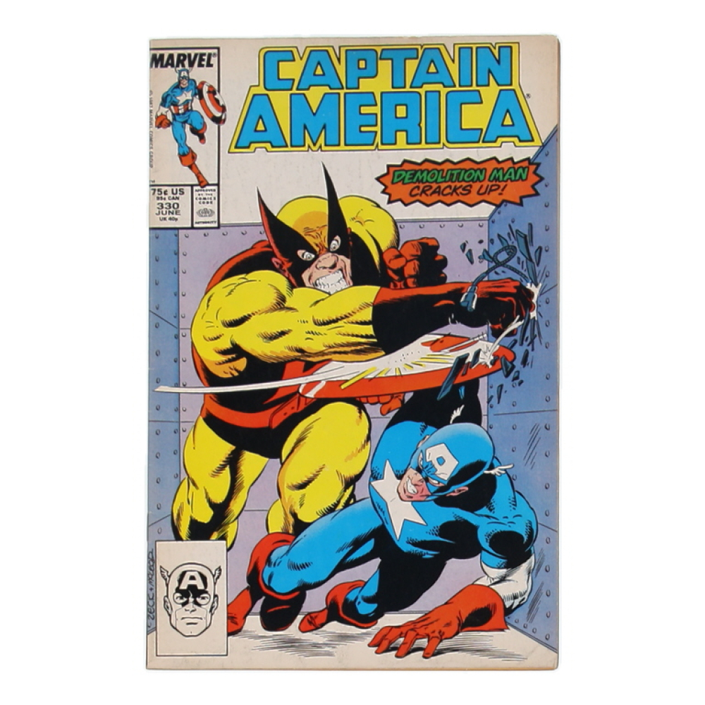 1987 "Captain America" #330 Marvel Comic Book at PristineAuction.com
