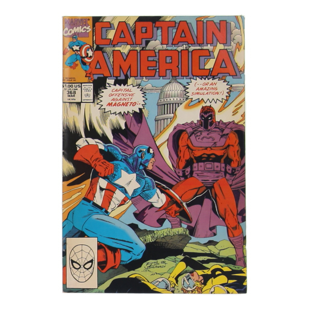 1990 "Captain America" #368 Marvel Comic Book at PristineAuction.com