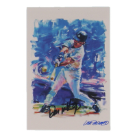 Don Mattingly Signed New York Yankees Lisa Palombo Art PostCard (Schulte) at PristineAuction.com