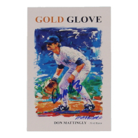 Don Mattingly Signed Yankees Gold Glove Lisa Palombo Art PostCard (Schulte) at PristineAuction.com