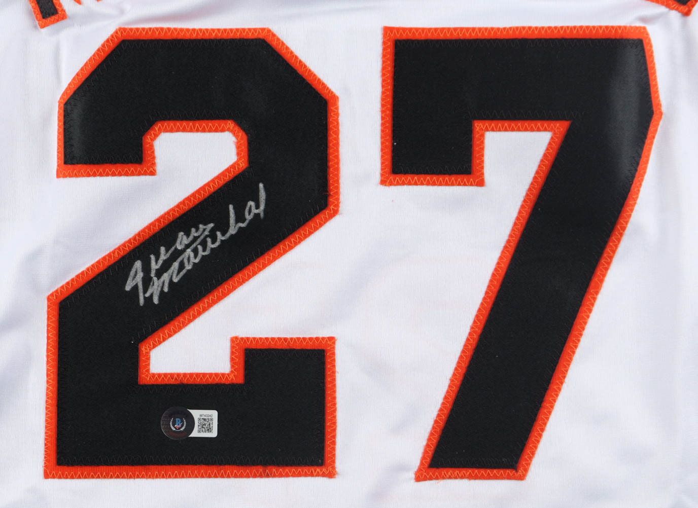 Juan Marichal Signed Jersey (Beckett) at PristineAuction.com Juan Marichal Signed Jersey (Beckett) at PristineAuction.com