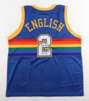 Alex English Signed Jersey Inscribed "HOF 97" (Schwartz) at PristineAuction.com