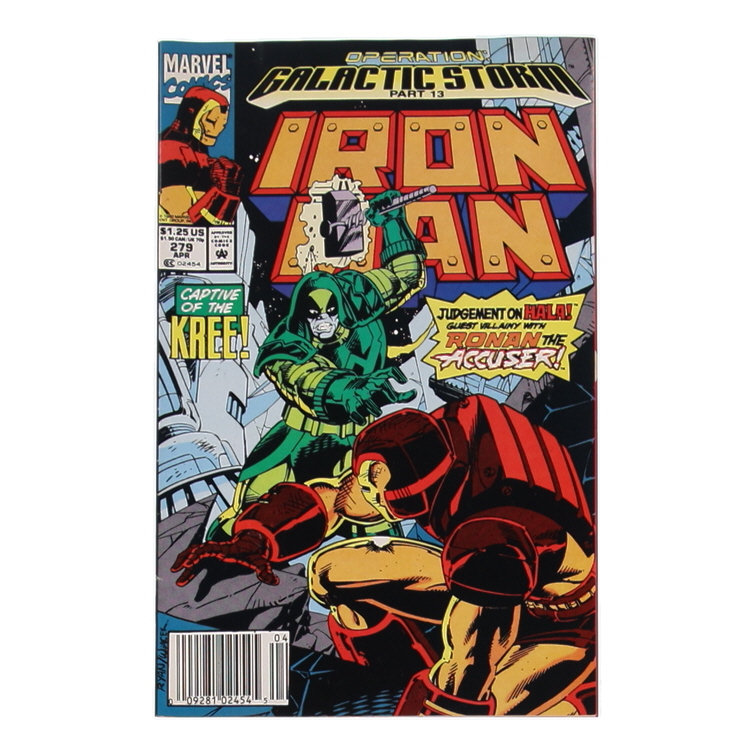 1992 "Iron Man" #279 Marvel Comic Book at PristineAuction.com 1992 "Iron Man" #279 Marvel Comic Book at PristineAuction.com