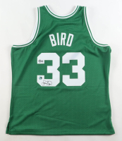 Larry Bird Signed Celtics Mitchell & Ness Authentic Jersey (Bird & Schwartz) at PristineAuction.com