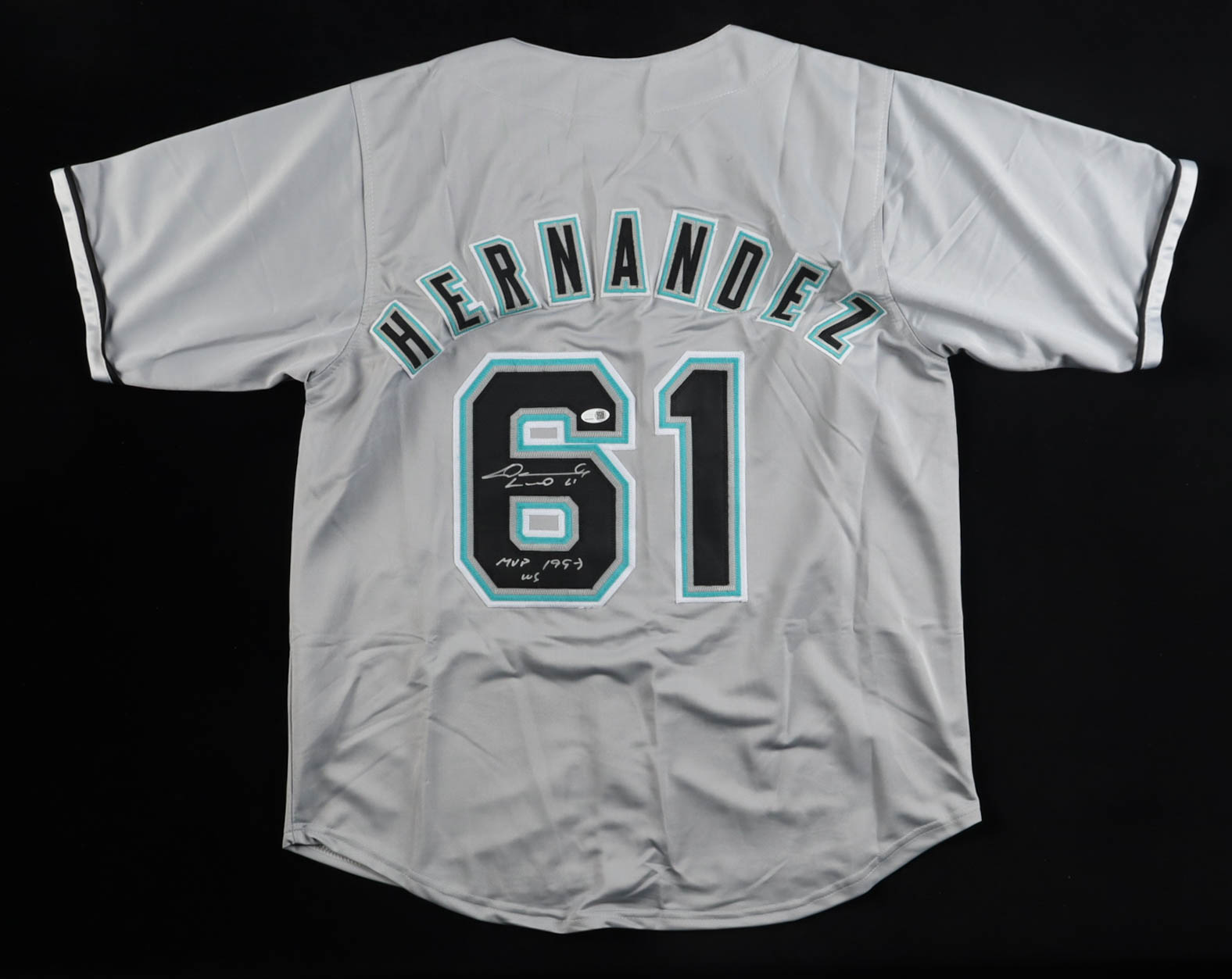 Livan Hernandez Signed Jersey Inscribed "MVP 1997 WS" (JSA) at PristineAuction.com Livan Hernandez Signed Jersey Inscribed "MVP 1997 WS" (JSA) at PristineAuction.com