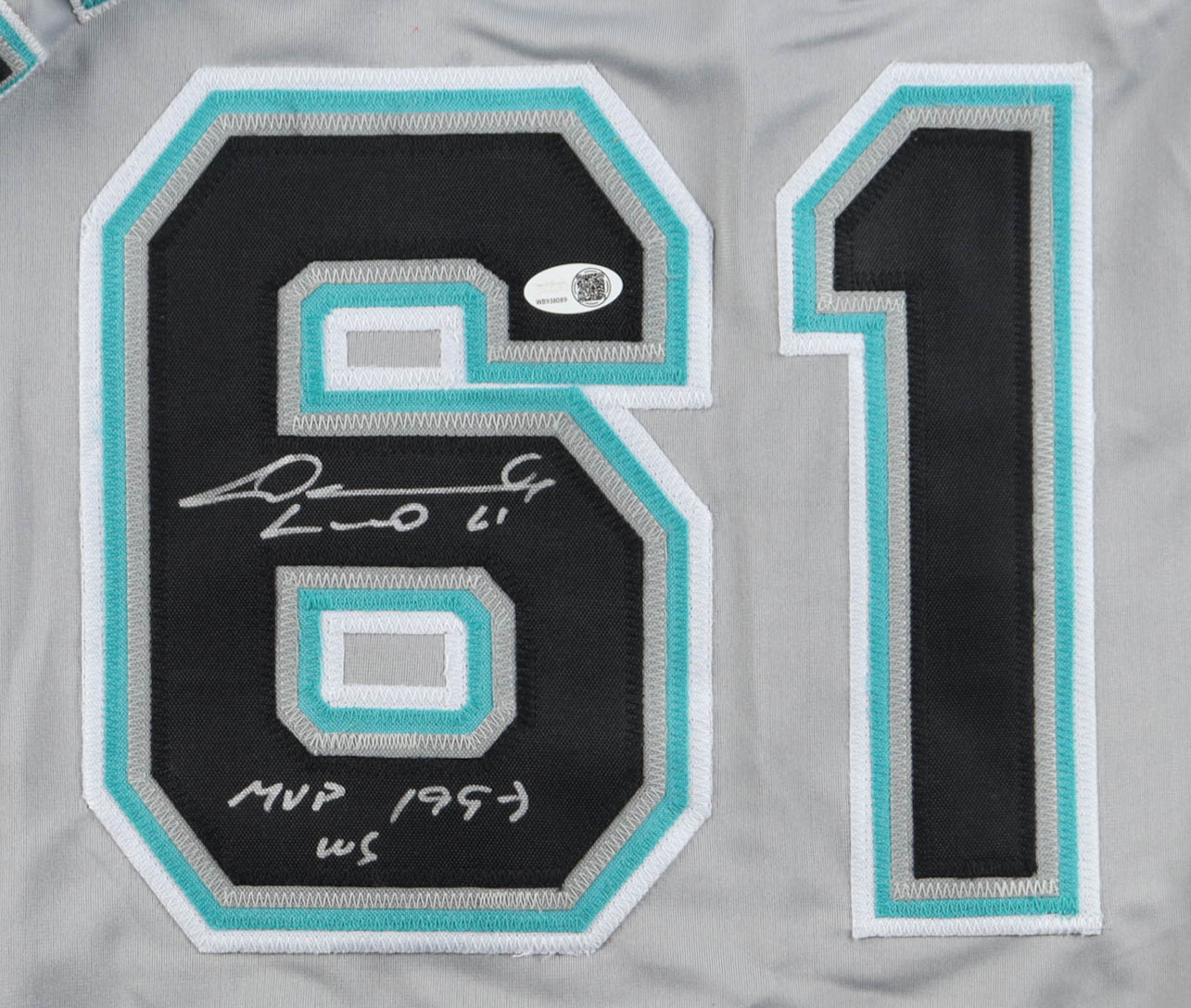 Livan Hernandez Signed Jersey Inscribed "MVP 1997 WS" (JSA) at PristineAuction.com Livan Hernandez Signed Jersey Inscribed "MVP 1997 WS" (JSA) at PristineAuction.com