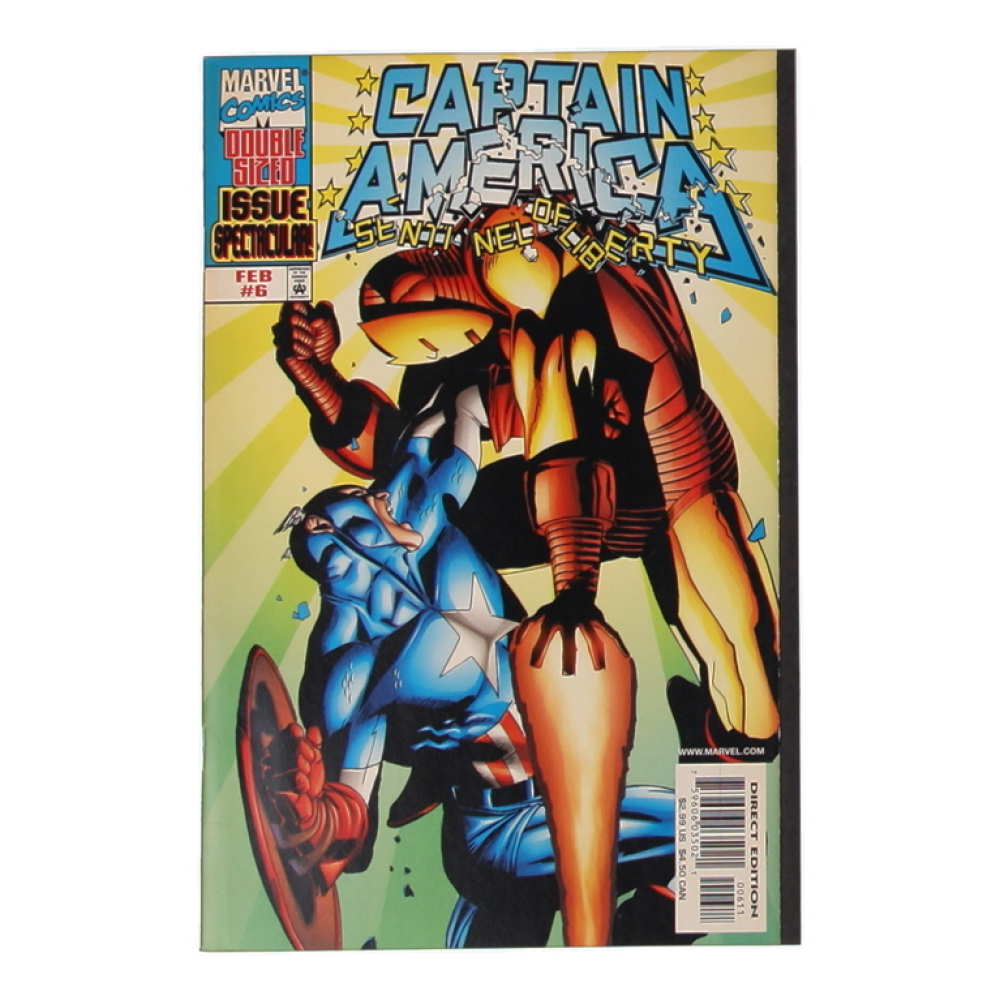 1999 "Captain America: Sentinel of Liberty" #6 Marvel Comic Book at PristineAuction.com