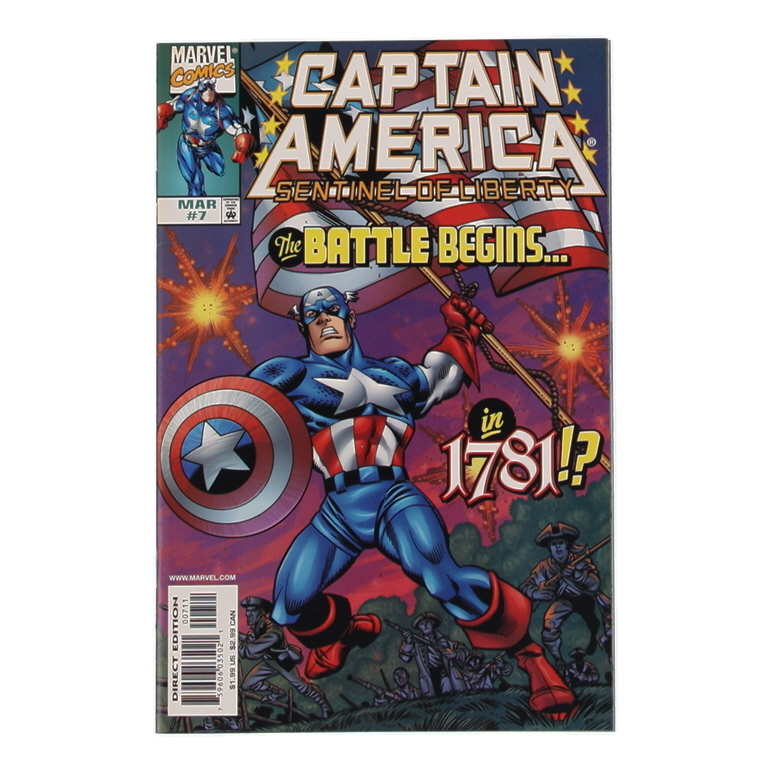 1999 "Captain America: Sentinel of Liberty" #7 Marvel Comic Book at PristineAuction.com 1999 "Captain America: Sentinel of Liberty" #7 Marvel Comic Book at PristineAuction.com