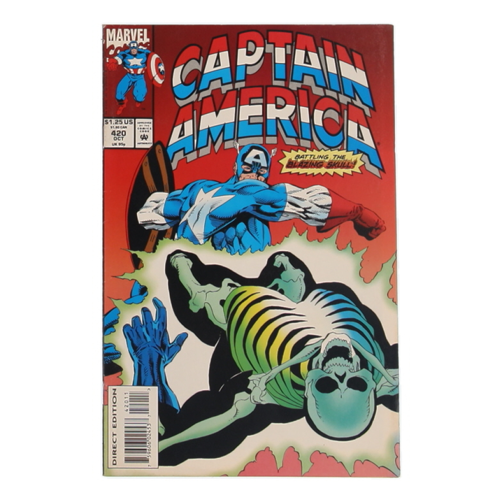 1993 "Captain America" # 420 Marvel Comic Book at PristineAuction.com
