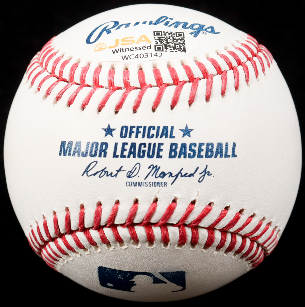 Frank Thomas Signed OML Baseball (JSA) at PristineAuction.com Frank Thomas Signed OML Baseball (JSA) at PristineAuction.com