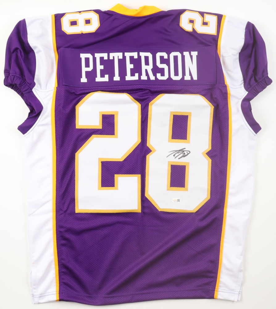 Adrian Peterson Signed Jersey (JSA) at PristineAuction.com Adrian Peterson Signed Jersey (JSA) at PristineAuction.com