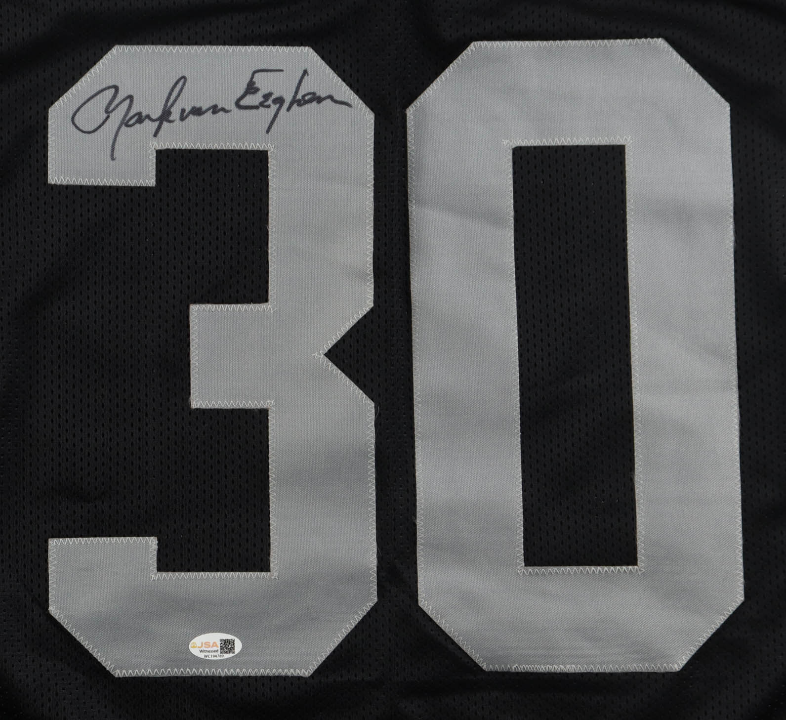 Mark Van Eeghen Signed Jersey (JSA) at PristineAuction.com Mark Van Eeghen Signed Jersey (JSA) at PristineAuction.com