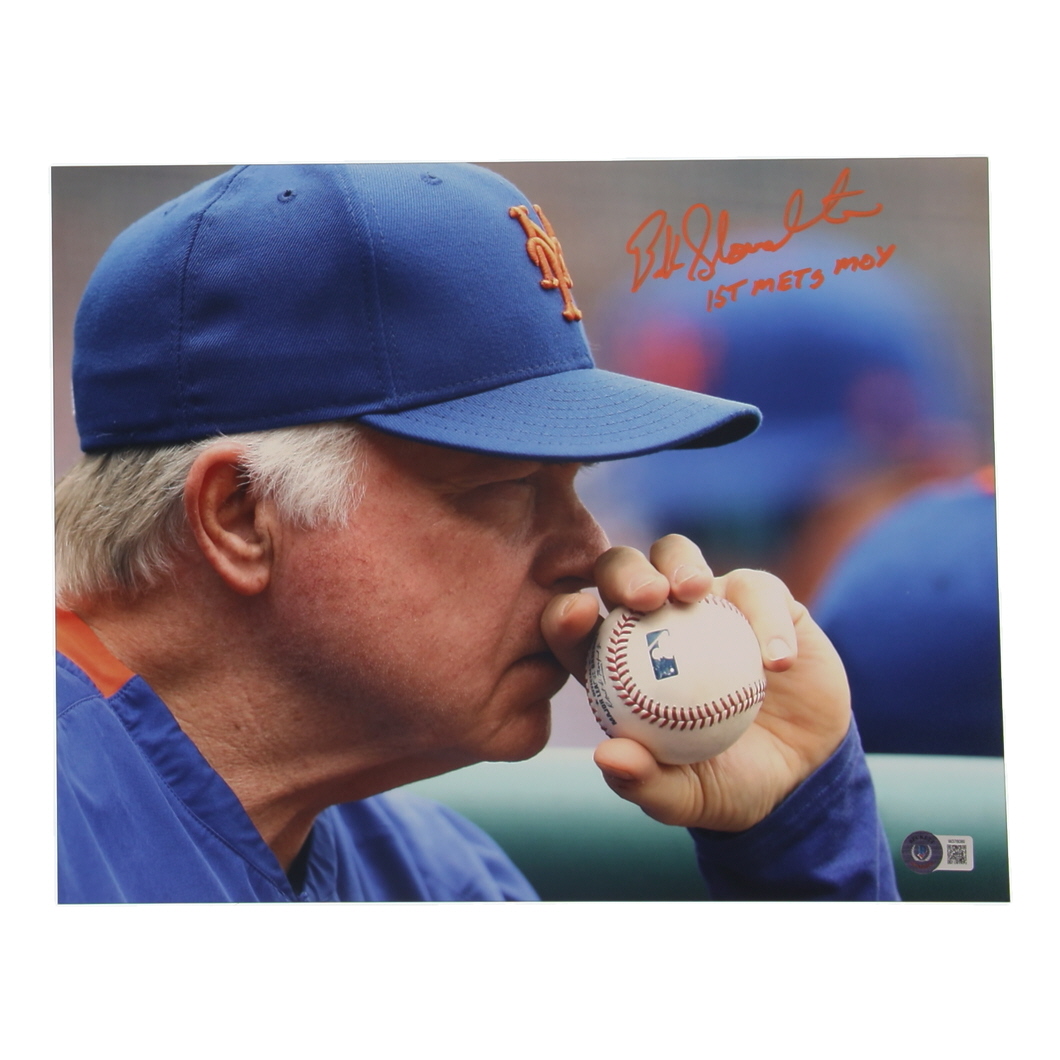 Buck Showalter Signed 11x14 Mets Photo Inscribed "1st Mets MOY" (Beckett) at PristineAuction.com Buck Showalter Signed 11x14 Mets Photo Inscribed "1st Mets MOY" (Beckett) at PristineAuction.com