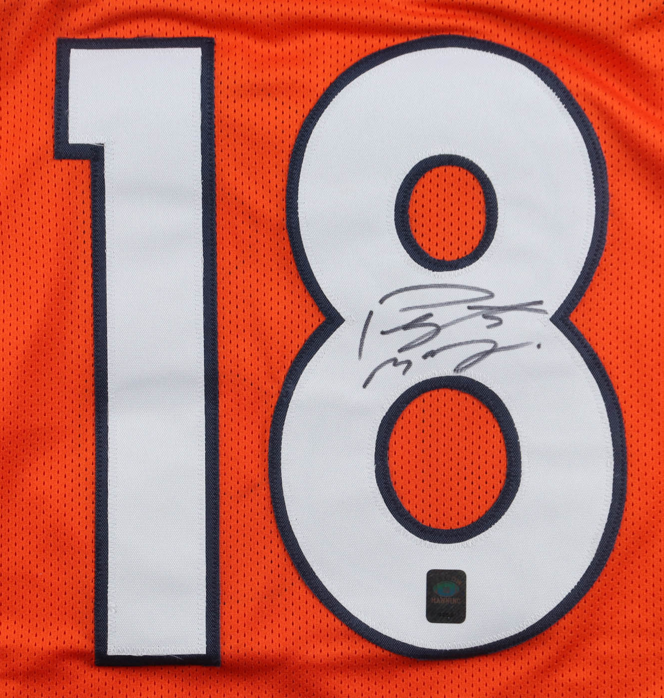 Peyton Manning Signed Jersey (Manning Hologram) at PristineAuction.com Peyton Manning Signed Jersey (Manning Hologram) at PristineAuction.com