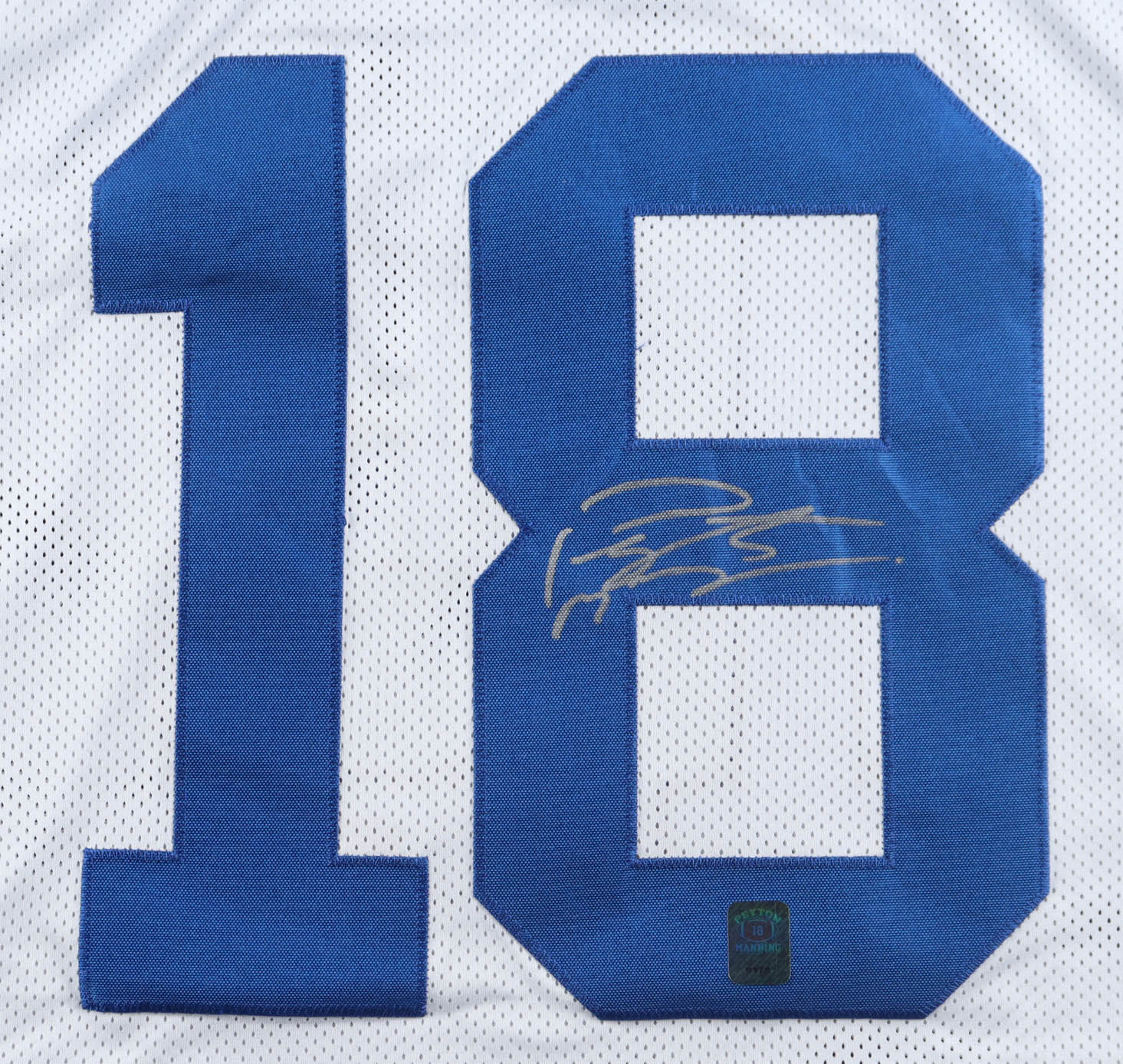 Peyton Manning Signed Jersey (Manning Hologram) at PristineAuction.com Peyton Manning Signed Jersey (Manning Hologram) at PristineAuction.com