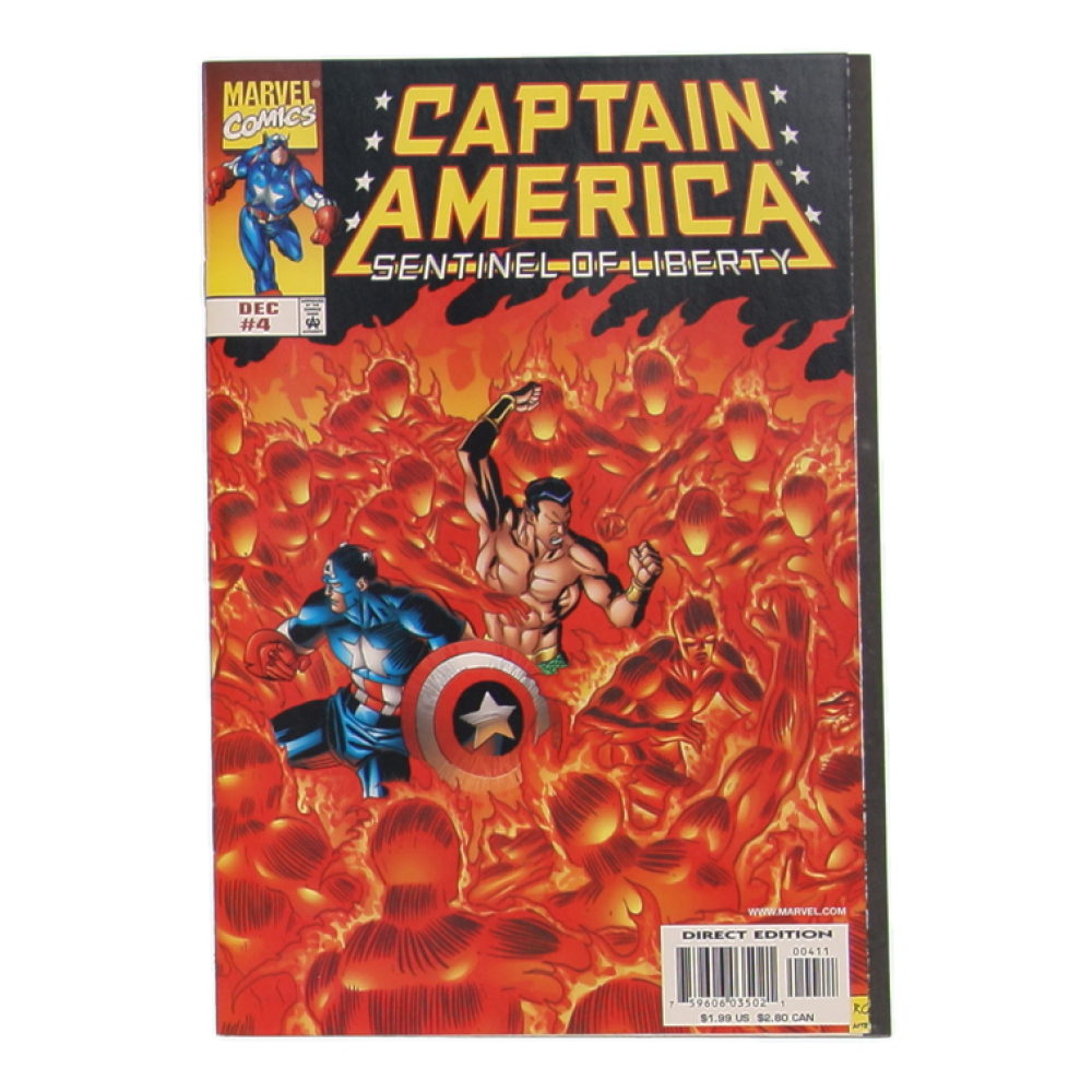 1998 "Captain America: Sentinel of Liberty" #4 Marvel Comic Book at PristineAuction.com