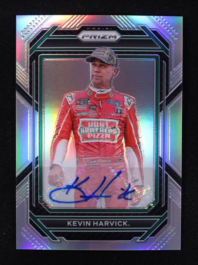 Kevin Harvick 2023 Panini Prizm Signatures Prizms Silver #47 at PristineAuction.com Kevin Harvick 2023 Panini Prizm Signatures Prizms Silver #47 at PristineAuction.com