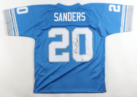 Barry Sanders Signed Lions Mitchell & Ness Authentic Jersey (Schwartz) at PristineAuction.com