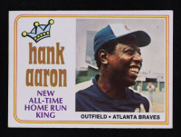 Hank Aaron 1974 Topps 715 #1 at PristineAuction.com