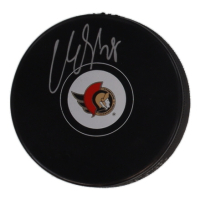 Claude Giroux Signed Senators Logo Hockey Puck (COJO) at PristineAuction.com