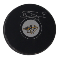 Filip Forsberg Signed Predators Logo Hockey Puck (COJO) at PristineAuction.com