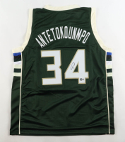 Giannis Antetokounmpo Signed Jersey (Beckett) at PristineAuction.com