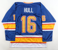 Brett Hull Signed Jersey Inscribed "HOF 2009" (Schwartz) at PristineAuction.com