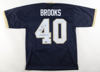 Reggie Brooks Signed Jersey Inscribed "1992 All American" (Schwartz) at PristineAuction.com