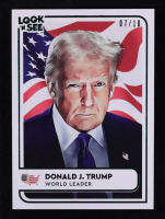 Donald J. Trump 2025 Look 'N See Green Foil #19 #7/10 at PristineAuction.com