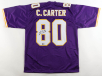 Cris Carter Signed Jersey (Schwartz) at PristineAuction.com