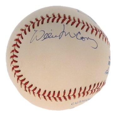 Ted Williams, Willie McCovey & Harmon Killebrew Signed OAL Baseball (SoP) at PristineAuction.com Ted Williams, Willie McCovey & Harmon Killebrew Signed OAL Baseball (SoP) at PristineAuction.com
